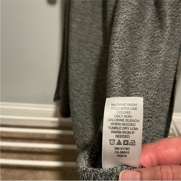 Maurice’s Gray and Brown Knit long hooded Cardigan - Picture 6 of 6